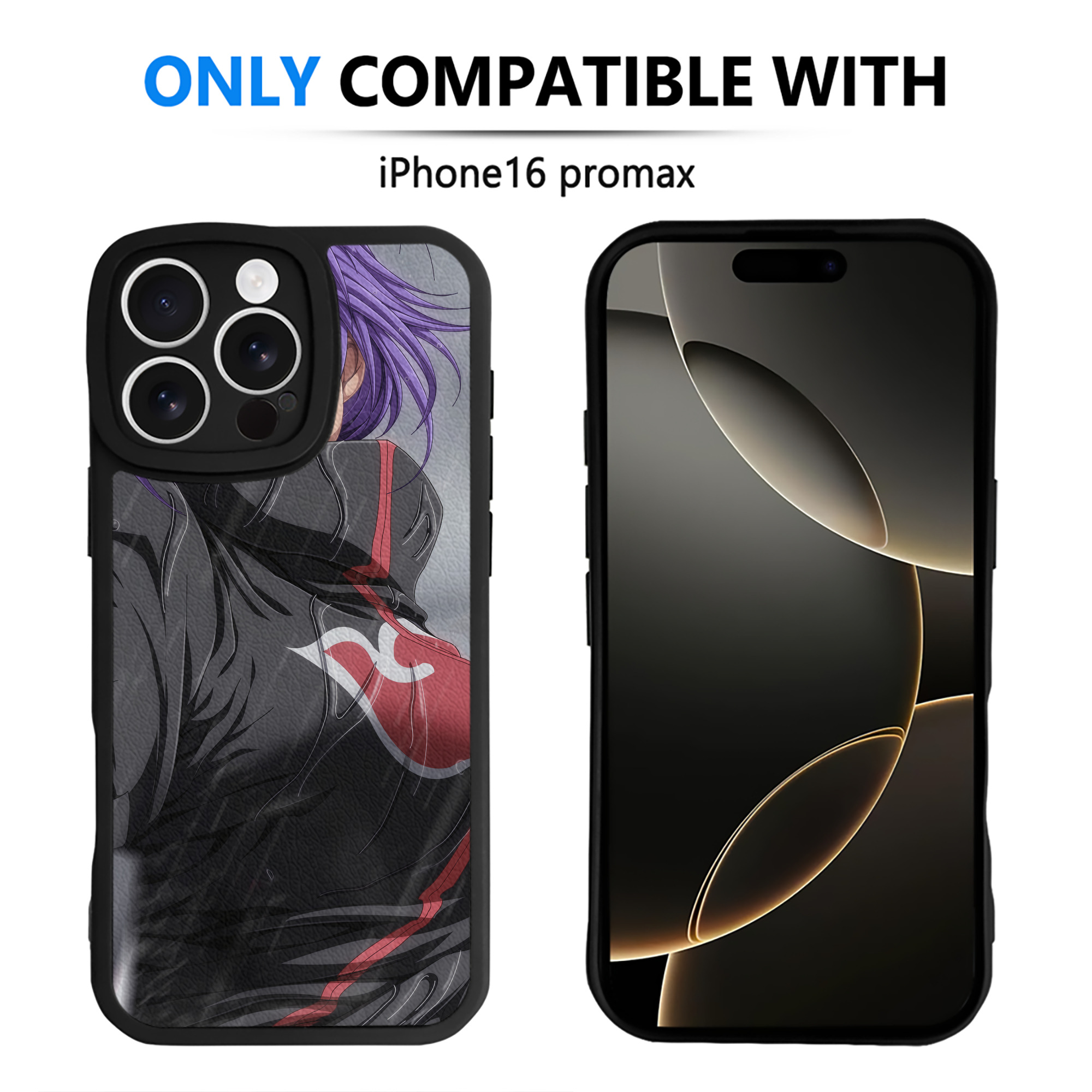 （画像用） NARUTO -ナルト- NARUTO -ナルト- 疾風伝 【iPhone 16シリーズ対応】シリコンスマホケース（レザー調） 材質：シリコン